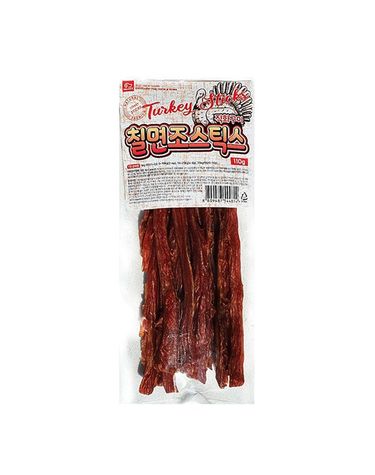 [보리보리] 네츄럴EX 직화구이 칠면조 스틱스 110g 국내산 애견 개껌 육포 수제 간식