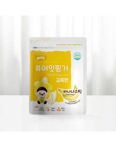 [보리보리] 핑거 길쭉한 바나나스틱 아이과자