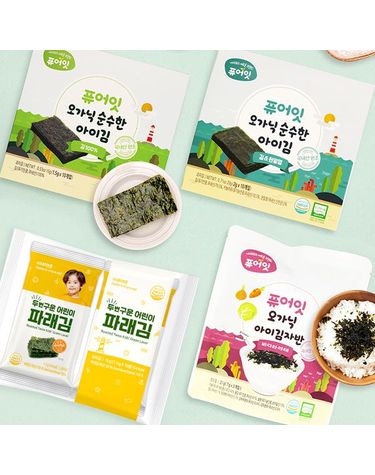 [보리보리]  유기농 아이김 김자반 골고루 5팩세트 아이반찬