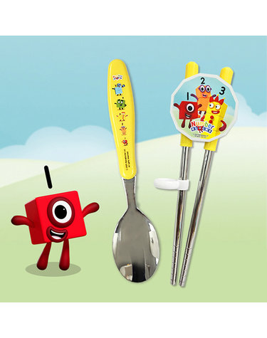 [보리보리] 넘버블럭스 수저세트-양손 교정용 YP1201 S0485