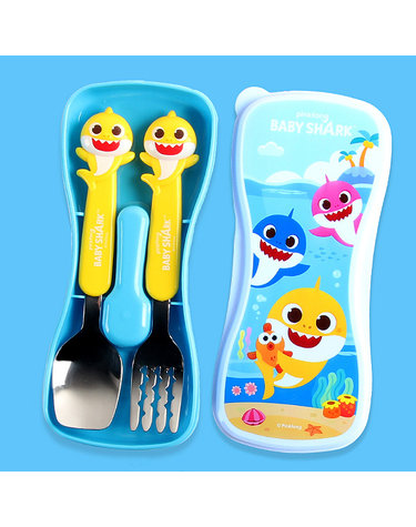 [보리보리] 핑크퐁 스푼포크케이스세트