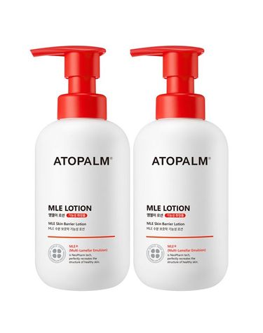 아토팜 [보리보리]  MLE 로션 300ml X 2개 +MLE 크림 8ml 2개 + 로션 20ml 2개