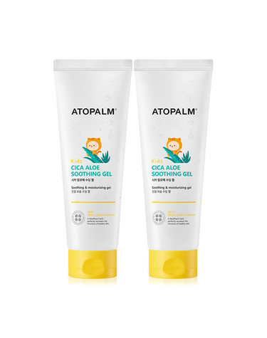 아토팜 [보리보리]  키즈 시카 알로에 수딩 젤 250ml X 2개 +MLE 로션 20ml 2개