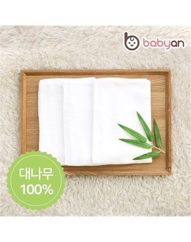 [보리보리]  대나무밤부 100 사각 천기저귀 대형 5장