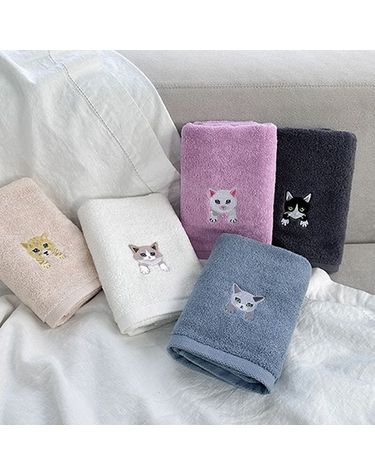 [보리보리] 야옹프렌즈 세면타월 1장 기념수건 답례품