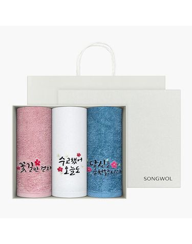 [보리보리]  럭키 180g코마40수 3p선물세트+쇼핑백 랜덤발송