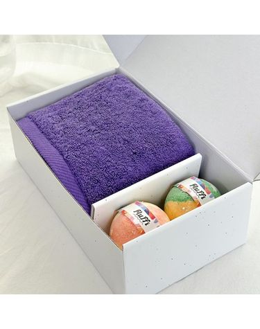 [보리보리] 배스밤 수건 기프트세트A170g1+밤2 타올 배쓰밤 버블 바 입욕제 선물세트