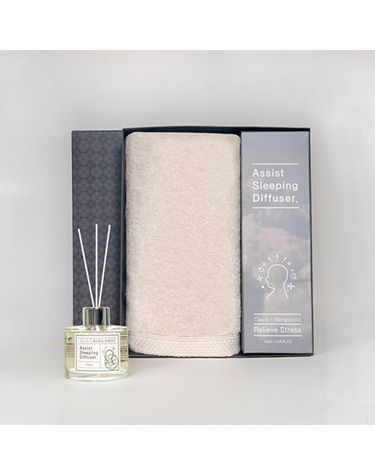 [보리보리] 프리미엄 디퓨져 수건 답례품 수면B디퓨져 120ml1+160g 코마 40수1 선물세트 단체선물 기념선물