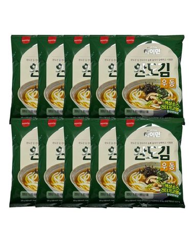 [보리보리] 삼립 하이면 완도김우동 10개