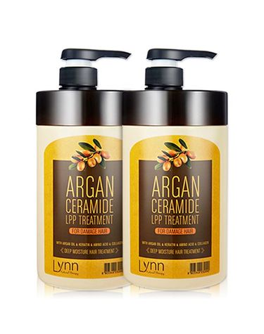 [보리보리]  아르간 세라마이드 LPP 트리트먼트 헤어팩 1000ml 2개 손상모 단백질 영양 케어