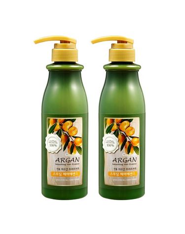 [보리보리]  컨퓸 아르간 스무딩 헤어에센스 500ml 2개 영양 공급 손상 모발 케어