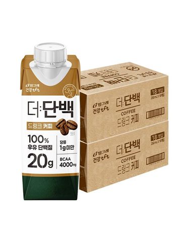 [보리보리]  더단백 드링크 커피 250ml 36팩 / 프로틴 음료