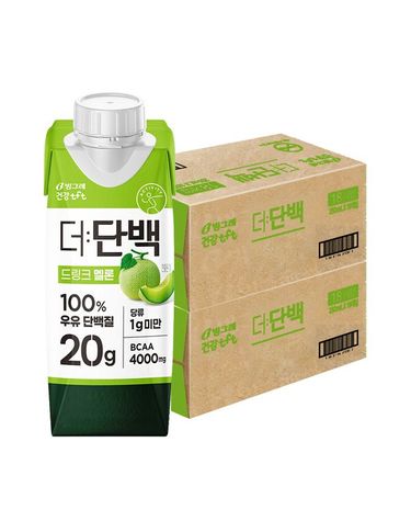 [보리보리]  더단백 드링크 멜론 250ml 36팩 / 프로틴 음료