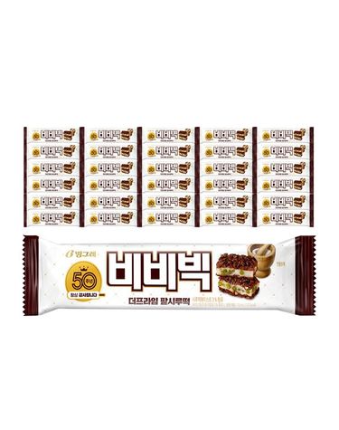 [보리보리]  비비빅 팥시루떡 30개 바 아이스크림