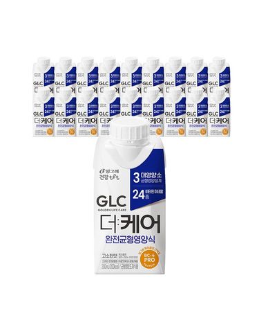 [보리보리]  GLC 더케어 완전균형 영양식 200ml x 18팩