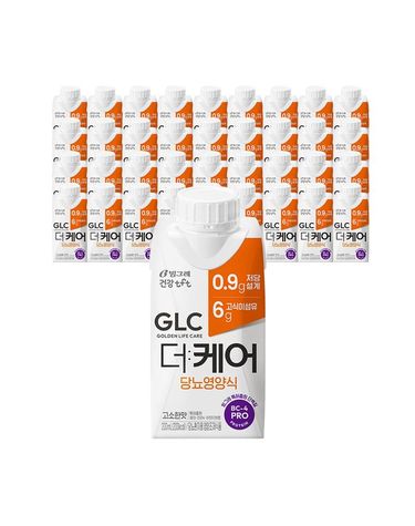 [보리보리]  GLC 더케어 당뇨 영양식 200ml x 36팩