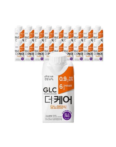 [보리보리]  GLC 더케어 당뇨 영양식 200ml x 18팩