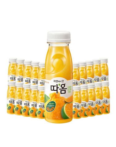 [보리보리]  자연에서 갓 따옴 천혜향 한라봉 청귤 주스 235ml 20개