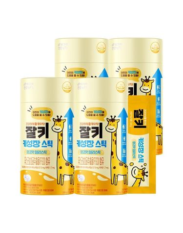 [보리보리]  잘키 어린이 키성장 망고맛 젤리스틱 유산균발효굴추출물 FGO 14포 4박스 8주분