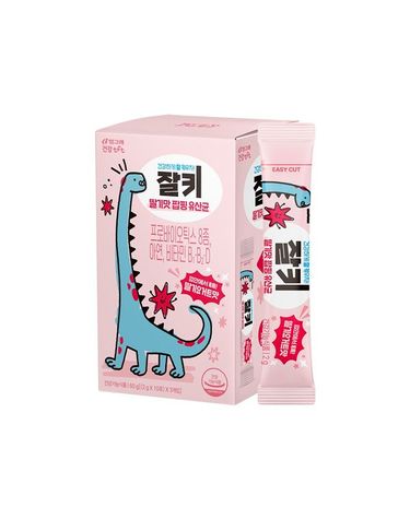 [보리보리]  잘키 딸기요거트맛 팝핑 유산균 프로바이오틱스 키즈유산균 30포 1박스