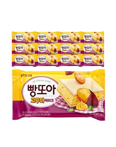 [보리보리]  빵또아 고구마케이크 12개 아이스크림