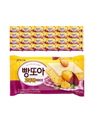 [보리보리]  빵또아 고구마케이크 24개 아이스크림