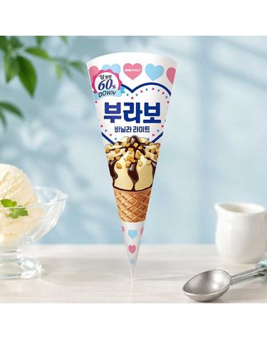 [보리보리] 해태 부라보콘 바닐라 라이트 24개