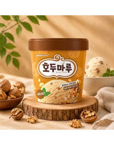 [보리보리] 해태 마루카톤 파인트 호두 6개