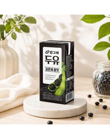 [보리보리]  두유 검은깨 콩맛 두유 190ml 48팩