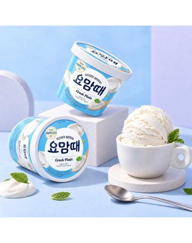 [보리보리]  요맘때 파인트 그릭 플레인 6개