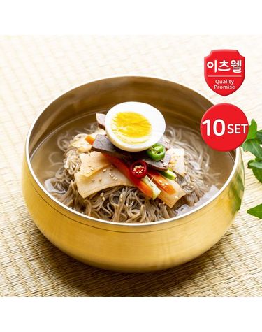 [보리보리]  이츠웰 맛있는 냉면 10인분 면 200g 10개 + 육수 300g 10개