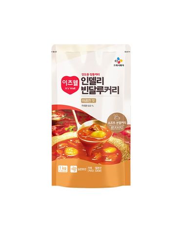 [보리보리] CJ이츠웰 인델리 빈달루커리 1kg 1개 / 대용량 카레가루