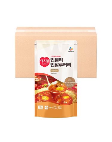 [보리보리] CJ이츠웰 인델리 빈달루커리 1kg 12개 / 대용량 카레가루