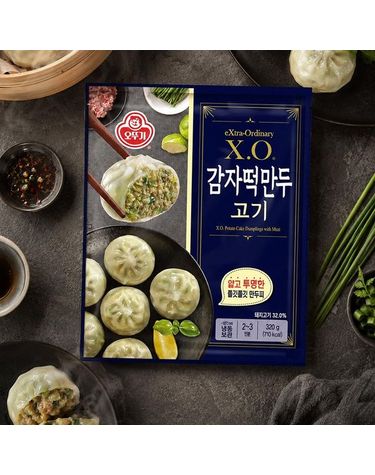 [보리보리]  XO 감자떡만두 고기 320gX2 2개