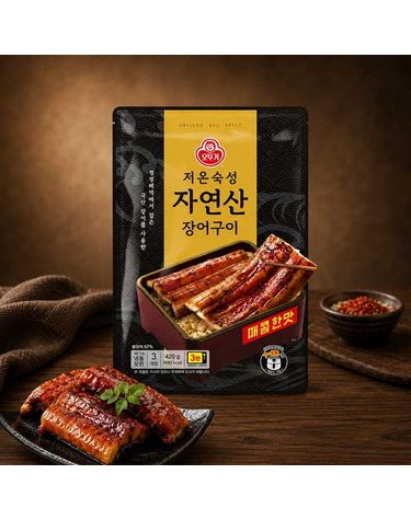 [보리보리]  저온숙성 자연산 장어구이 매콤한맛 140gX3개입 1개