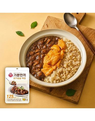 [보리보리]  가뿐한끼 닭가슴살 짜장 130g 20개