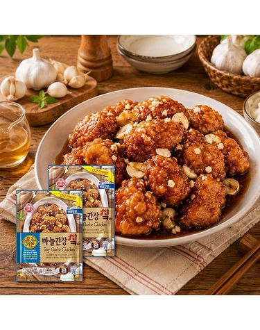 [보리보리]  오즈키친 마늘 간장 치킨 580g 2개