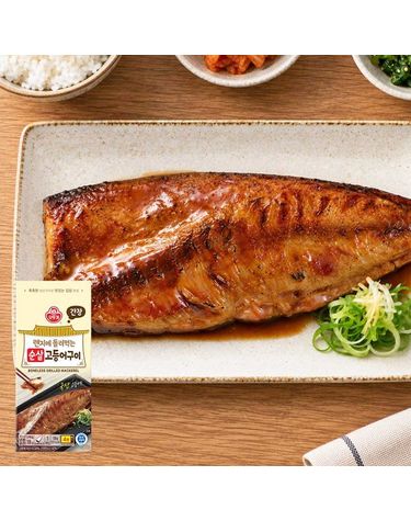 [보리보리]  렌지에 돌려먹는 순살 고등어구이 간장 120g 10개