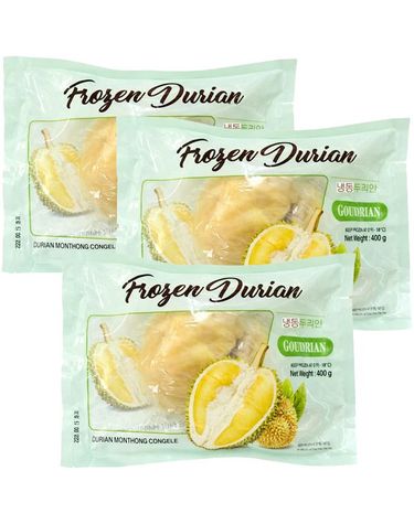 [보리보리] 베트남 냉동 펄프 두리안 400g x3개