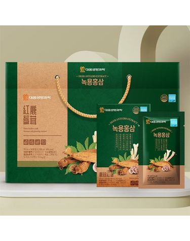 [보리보리] 대웅생명과학 녹용홍삼 국내 70ml x30포 뉴질랜드녹용