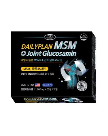 [보리보리] 데일리플랜 MSM+조인트글루코사민 1,800mg x120정