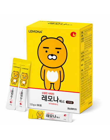 [보리보리] 경남제약 상큼한 비타민 레모나에스 카카오 1.5g 90포