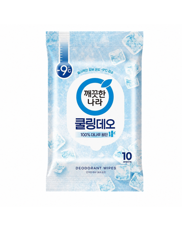 [보리보리] 깨끗한나라 쿨링대오 쿨링티슈 대나무원단 10매
