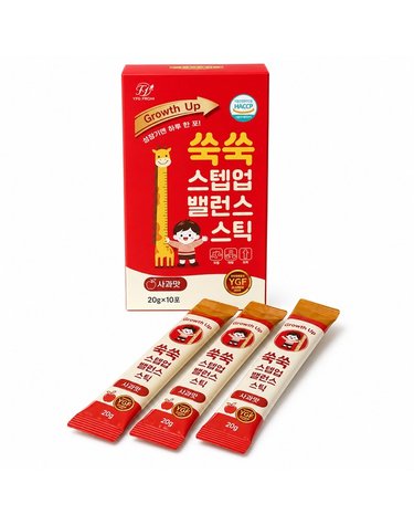 [보리보리] 쑥쑥 스텝업 밸런스 스틱 키성장 사과맛 20g x10포