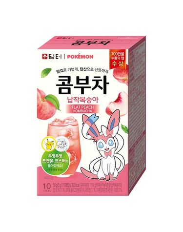 [보리보리]  포켓몬 콤부차 납작복숭아 10T