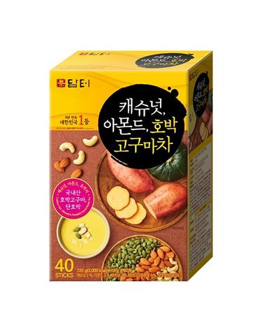 [보리보리]  캐슈넛 아몬드 호박 고구마차 40T
