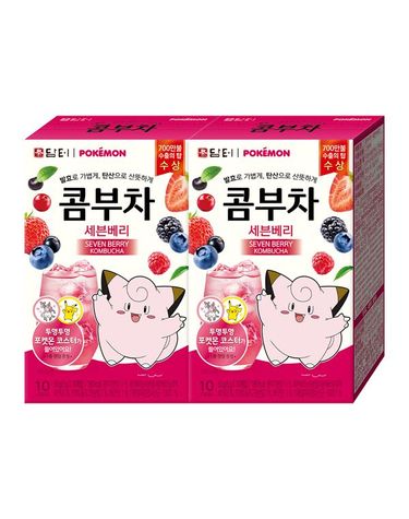 [보리보리]  포켓몬 콤부차 세븐베리 10T+10T