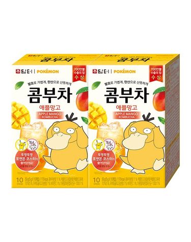 [보리보리]  포켓몬 콤부차 애플망고 10T+10T