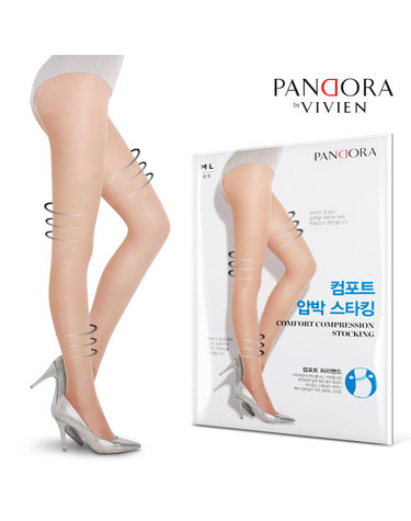 [보리보리] 비비안판도라 컴포트 압박스타킹 20D 1매 검정