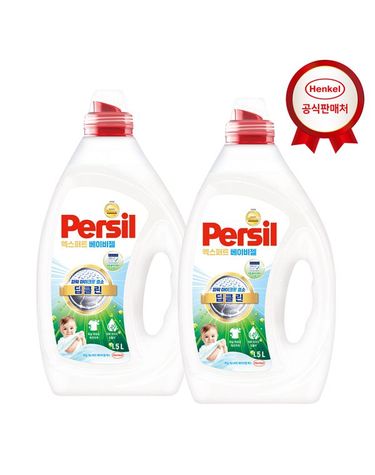 [보리보리] 퍼실 마이크로 효소 베이비젤 1.5L x 2개 일반/드럼 겸용